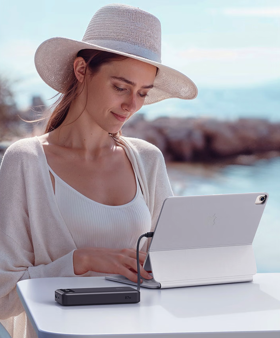 安克新款87W自带线移动电源上架 20000mAh容量首发价169元